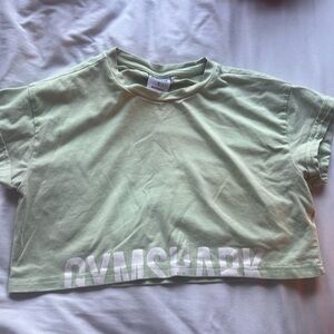 Gymshark green crop top